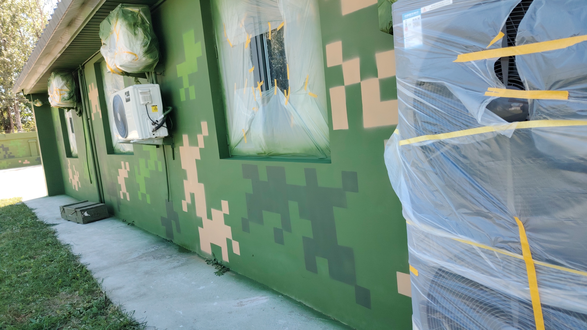 本溪外墙迷彩漆施工多少钱 伪装迷彩漆  