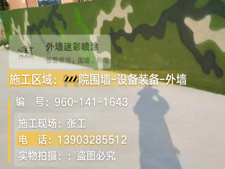 本溪 迷彩漆喷涂价格(按平方米计费)